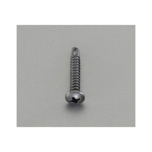 エスコ 4x13mm ピアスビス（ナベ頭/ステンレス/黒色/50本） ESCO バイク 車 自動車 ...