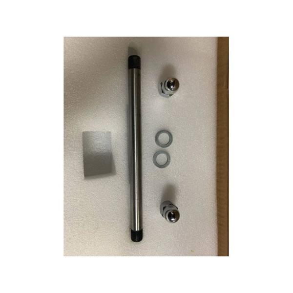 部品屋K&amp;W ハーレー スプリンガー用 アクスルシャフト 3/4スペーサー付 K&amp;W