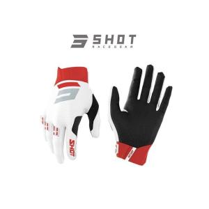 正規品／SHOT RACE GEAR MXグローブ AEROLITE（レッド） サイズ：XL SHOT RACE GEAR バイク｜motoride