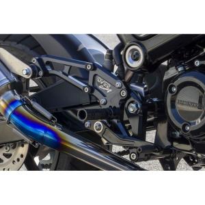正規品／オーバーレーシング グロム バックステップ 4ポジション（ブラック） OVER RACING バイク｜motoride