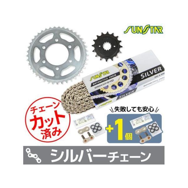 セット商品 ZX-9R KS48916 チェーン＆サンスター スプロケ 3点セット（シルバー） SE...