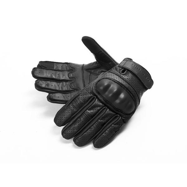 デグナー 2022春夏モデル TG-76M メッシュレザーショートグローブ（ブラック/ブラック） サ...