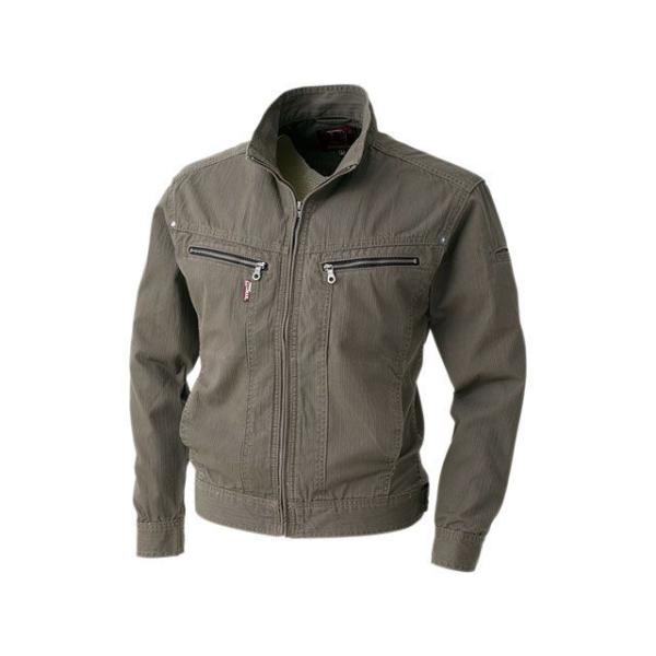 中国産業 DOG 8167-08 長袖ジャンバー（カーキ） サイズ 3L chusan