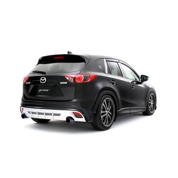 grow CX-5 リアハーフスポイラー 塗分け塗装済み カラー ソウルレッドプレミアムメタリック ...