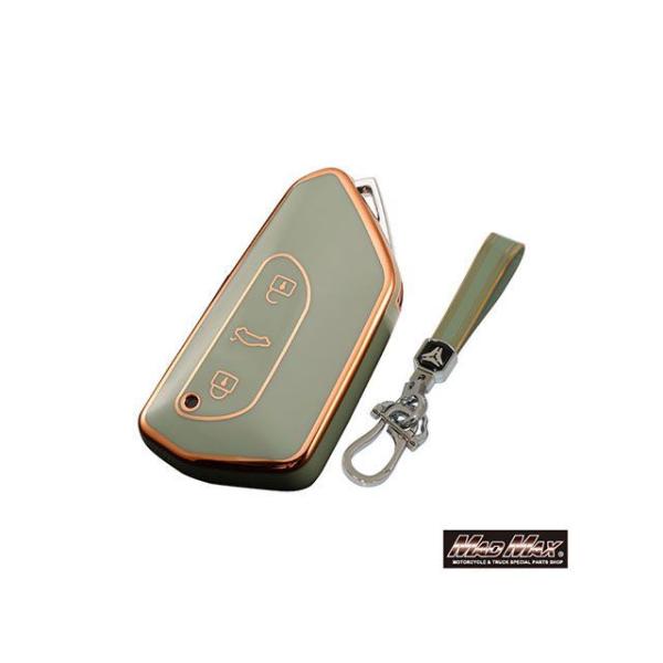 マッドマックス フォルクスワーゲン専用 ゴールドライン TYPE G 3ボタン式 TPUソフト スマ...