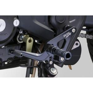 正規品／オーバーレーシング レブル250 バックステップ 4ポジション（ブラック） OVER RACING バイク｜motoride