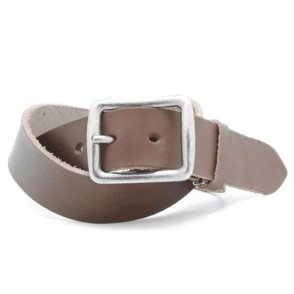 LOCAL WORKS CLASSICO 40mm幅 CURVE BUCKLE BELT（ダークブラ...