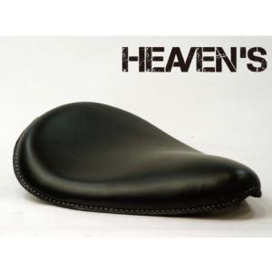 バイク 汎用 ソロシート シングル サドル ブラック スプリング ステー