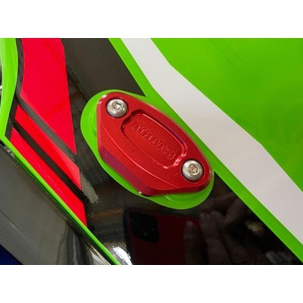 アグラス ZX-10R ミラーキャンセラー カラー レッド AGRAS