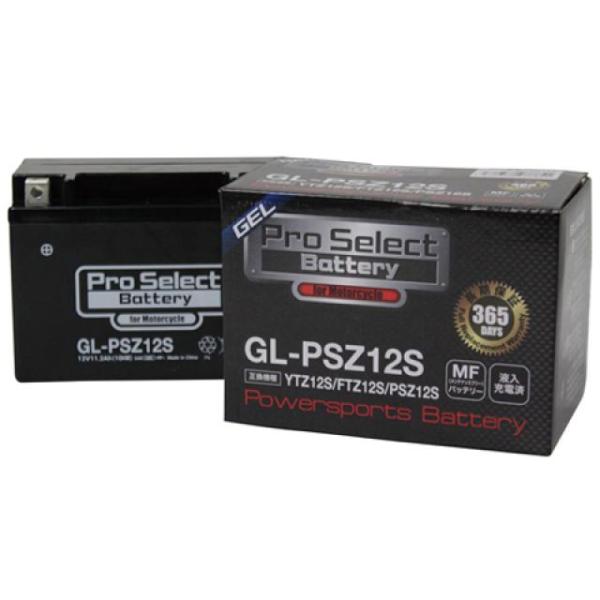 【メーカー直送】プロセレクトバッテリー 汎用 GL-PSZ12S（YTZ12S 互換）（液入） メー...