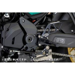 正規品／オーバーレーシング Z650RS バックステップ 4ポジション（シルバー） OVER RACING バイク｜motoride