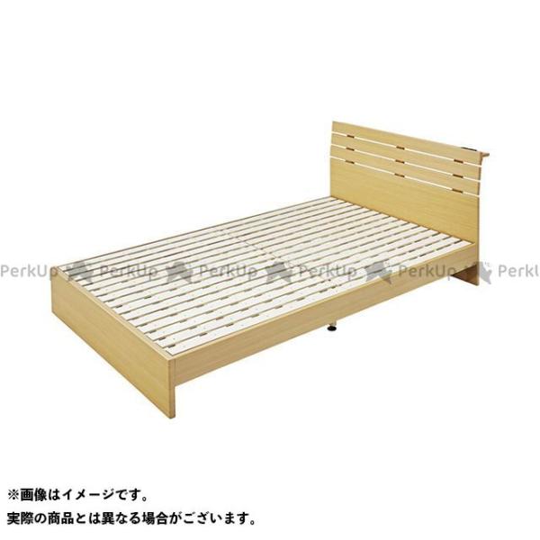 【メーカー直送】東谷 B-80SD-NA セミダブルベッド（ナチュラル） Azumaya