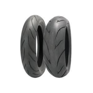シンコータイヤ SHINKO SR723WR ホワイトウォール ホワイトリボン 120