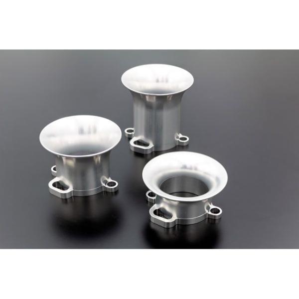 ピーエムシー 汎用 FCR28φ〜33φビレット2ピースエアファンネル（50mm） カラー 素地 P...