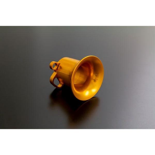 ピーエムシー 汎用 FCR28φ〜33φビレット2ピースエアファンネル（50mm） カラー ゴールド...