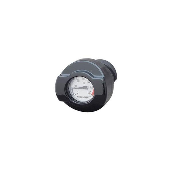 ネオファクトリー XLスポーツスター 摂氏タイプ 油温計付オイルタンクキャップ 04y-XL ブラッ...