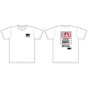 正規品／ヨシムラ YOSHIMURA SUZUKI RIDEWIN cool Tシャツ（ホワイト） サイズ：M YOSHIMURA バイク｜motoride