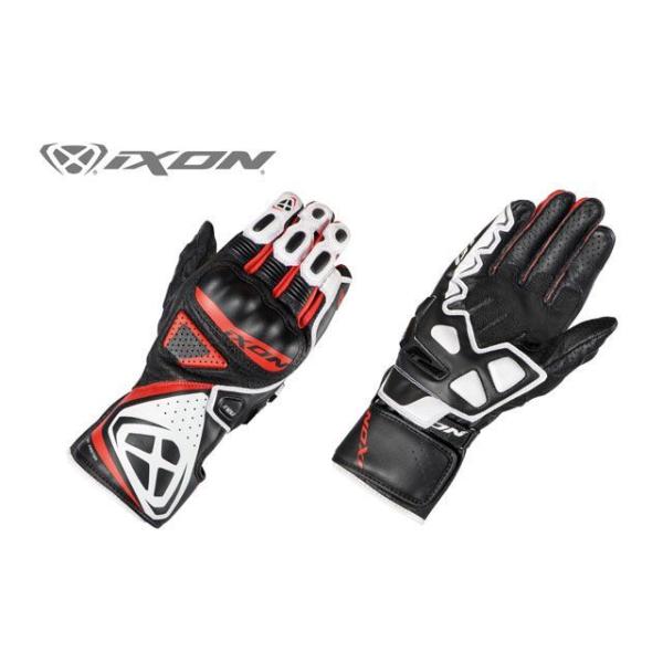 IXON グローブ GP5 AIR（ブラック/ホワイト/レッド） サイズ XL IXON