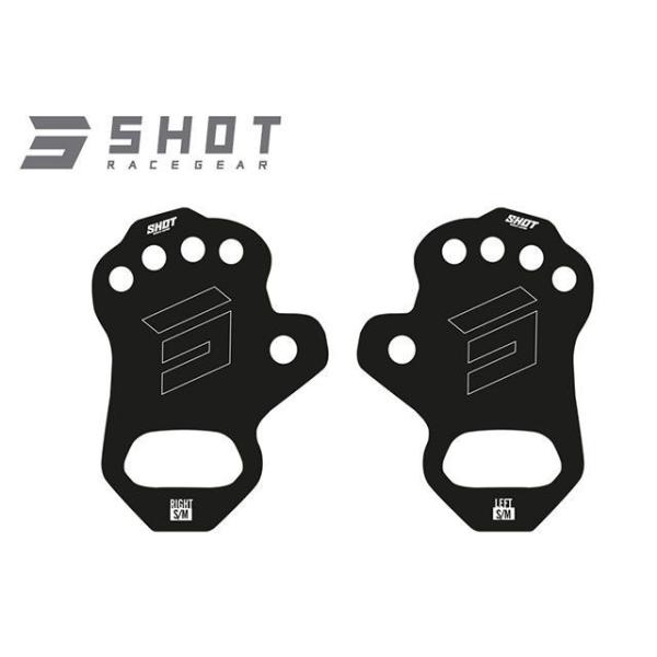 SHOT RACE GEAR パームプロテクター PALMINO 2.0（ブラック） サイズ S/M...