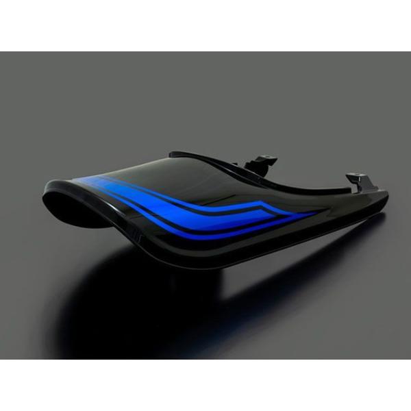 アーキ Z900RS/CAFE ロングテールカウル カラー メタリックディアブロブラック×ブルーボー...