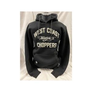 ジップアップパーカー　グレー　WEST COAST CHOPPERS 刺繍ロゴ ウエストコーストチョッパーズ パーカー グレー サイズ L WEST COAST