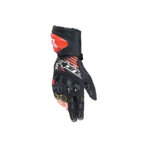 正規品／アルパインスターズ GP TECH v2 GLOVE（1231 BLACK WHITE RED FLUO） サイズ：S Alpinestar…｜motoride