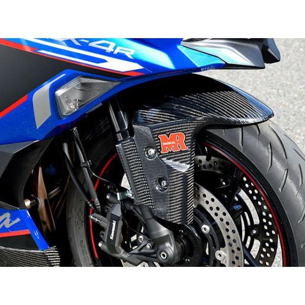 マジカルレーシング ZX4R/RR/SE フロントフェンダー 材質 綾織りカーボン製 Magical...