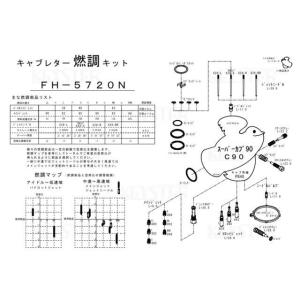 正規品／キースター スーパーカブ90 燃調キット スーパーカブ90/C90（適合キャブレター号機：PB48）用キャブレター オーバーホール＆セッティ…｜motoride