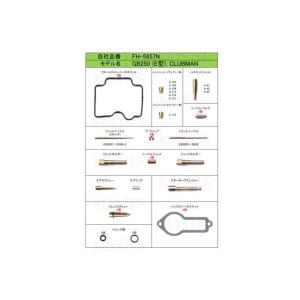 【特価品】キースター クラブマン/GB250 燃調キット クラブマン/GB250（E型）用キャブレター オーバーホール＆セッティングパーツセット K…｜モトメガネ2号店