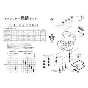 正規品／キースター CB250F ホーネット 燃調キット ホーネット250/CB250F（MC31後期型）/＃4キャブレター用キャブレター オーバー…｜motoride