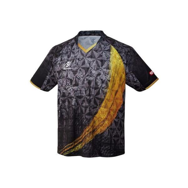 日本卓球 スカイユニティー シャツ（ブラック） サイズ L メーカー在庫あり Nittaku