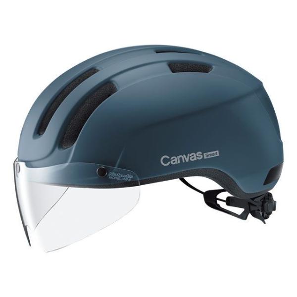 オージーケーカブト（自転車） ヘルメット CANVAS-SMART（マットアッシュネイビー） OGK...