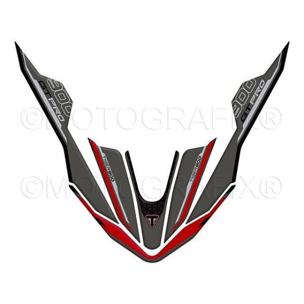 モトグラフィックス Tiger900 GT Pro ボディパッド Beak Top Protecti...
