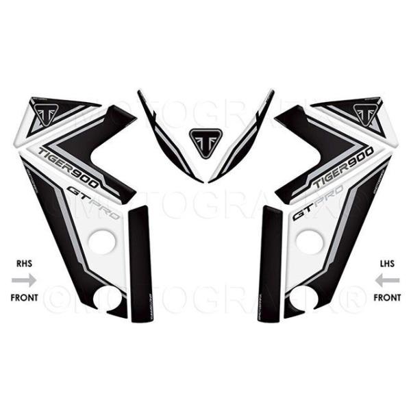 モトグラフィックス Tiger900 GT Pro ボディパッド Fender/Mudguard P...