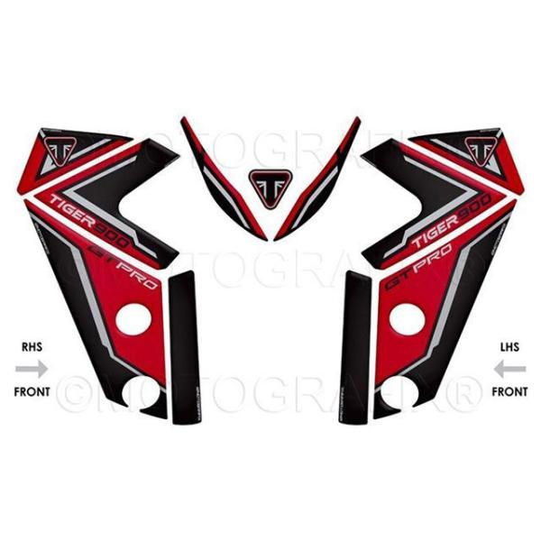 モトグラフィックス Tiger900 GT Pro ボディパッド Fender/Mudguard P...