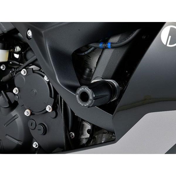 オーバーレーシング Ninja ZX-6R フレームスライダー（ブラック） OVER RACING