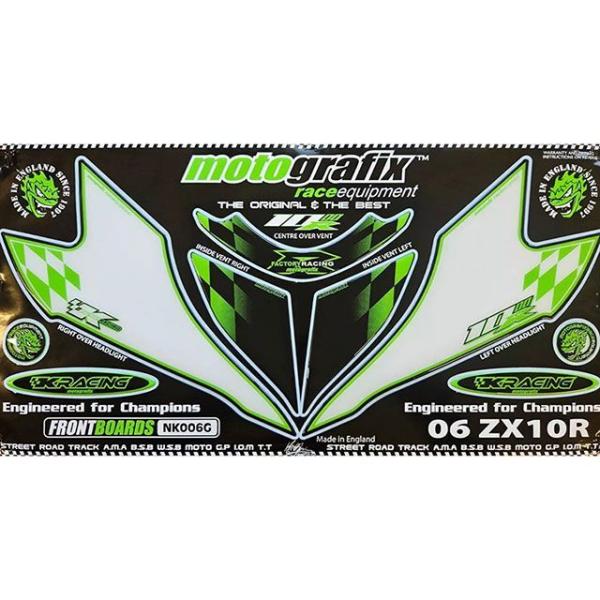 モトグラフィックス ZX-10R Ninja ボディパッド フロントパッド MOTOGRAFIX