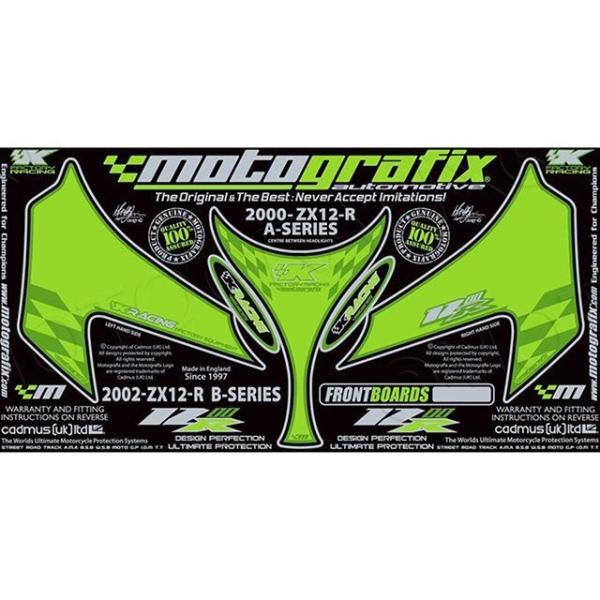 モトグラフィックス ZX-12R A Series ボディパッド フロントパッド MOTOGRAFI...