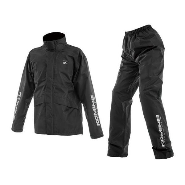 コミネ RK-552 MC コンパクトレインウェア（ブラック） サイズ 4XLB KOMINE