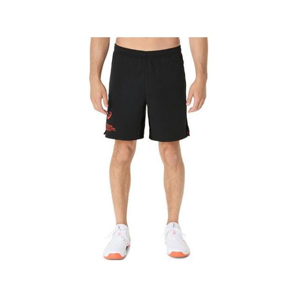 アシックス 2051A374 トップラインプラクティスパンツ（パフォーマンスブラック×ファイアリーレ...