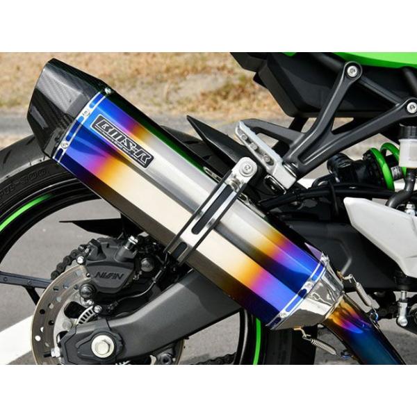 BMS ZX-4RR/ZX-4R SE チタンフルエキ CORSA-EVOII ヒートチタン 政府認...