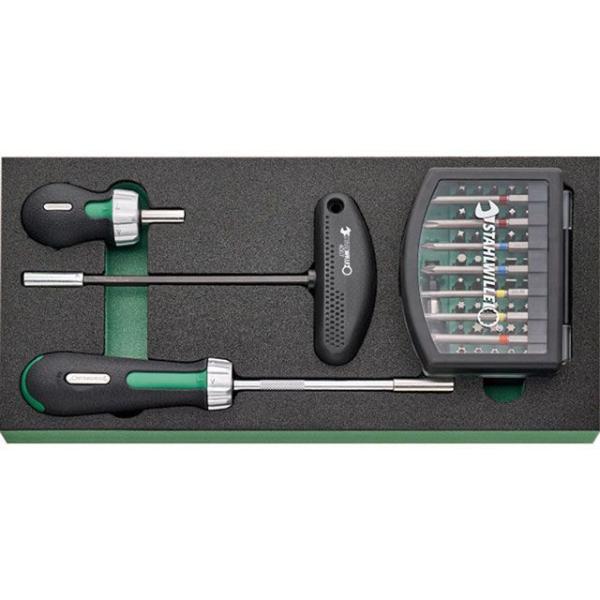 スタビレー TCS2 821/59 59点組 TCS 1/4HEX ラチェットビットセット STAH...