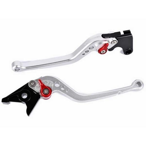 SPEEDRA XMAX250 アジャストレバー スタンダードロング（レバー本体カラー：マットシルバ...