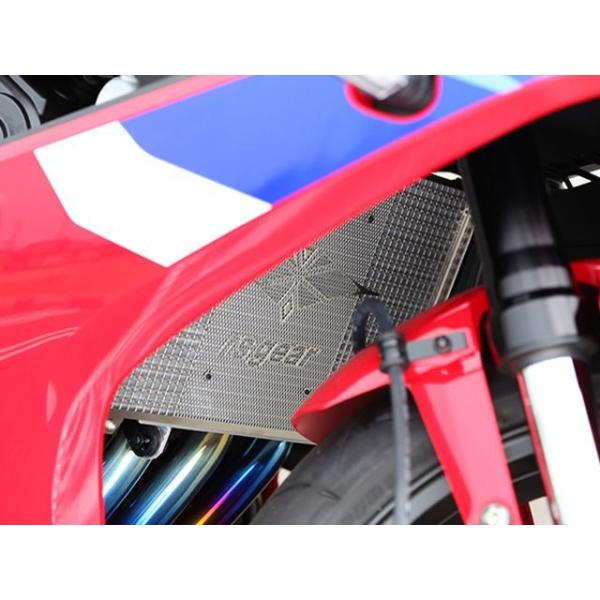 アールズギア CB650R CBR650R ラジエターコアガード（ラージロゴ/シルバー） R’s G...