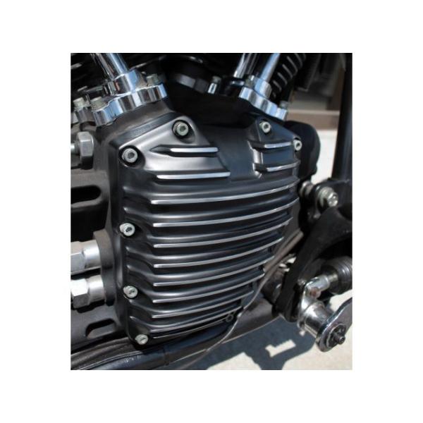 フォーク B/T Twin Cam フィンドカムカバー for ツインカムビッグツイン カラー ブラ...