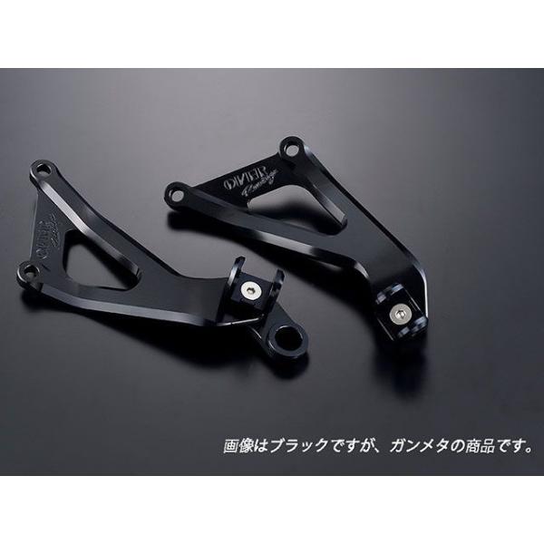オーバーレーシング アルミビレット マフラー/タンデムステー（ガンメタ OVER RACING