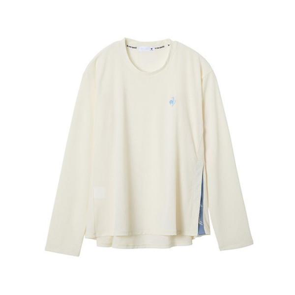 ルコック シアーライト長袖Tシャツ（エッグホワイト） サイズ L メーカー在庫あり le coq s...