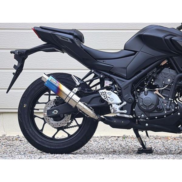 ダブルアールズ YZF-R25/MT-25 S.O.Vショートチタンオーバル焼き色タイプ WR’S