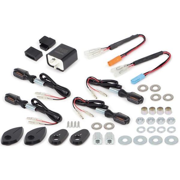 SP武川 MSX GROM GROM ストリームラインミニLEDウインカーキット（スモーク） SP ...