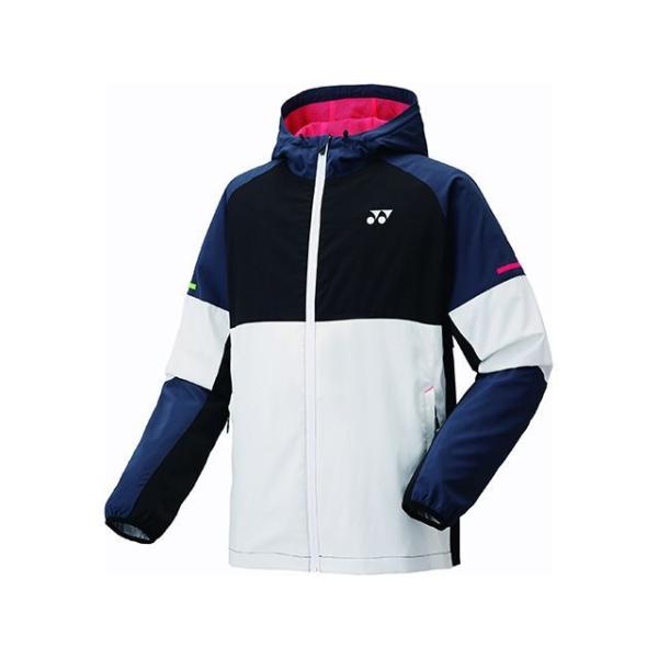 ヨネックス 52016 ユニ裏地付ウォームアップパーカー（ホワイト） サイズ XO メーカー在庫あり...